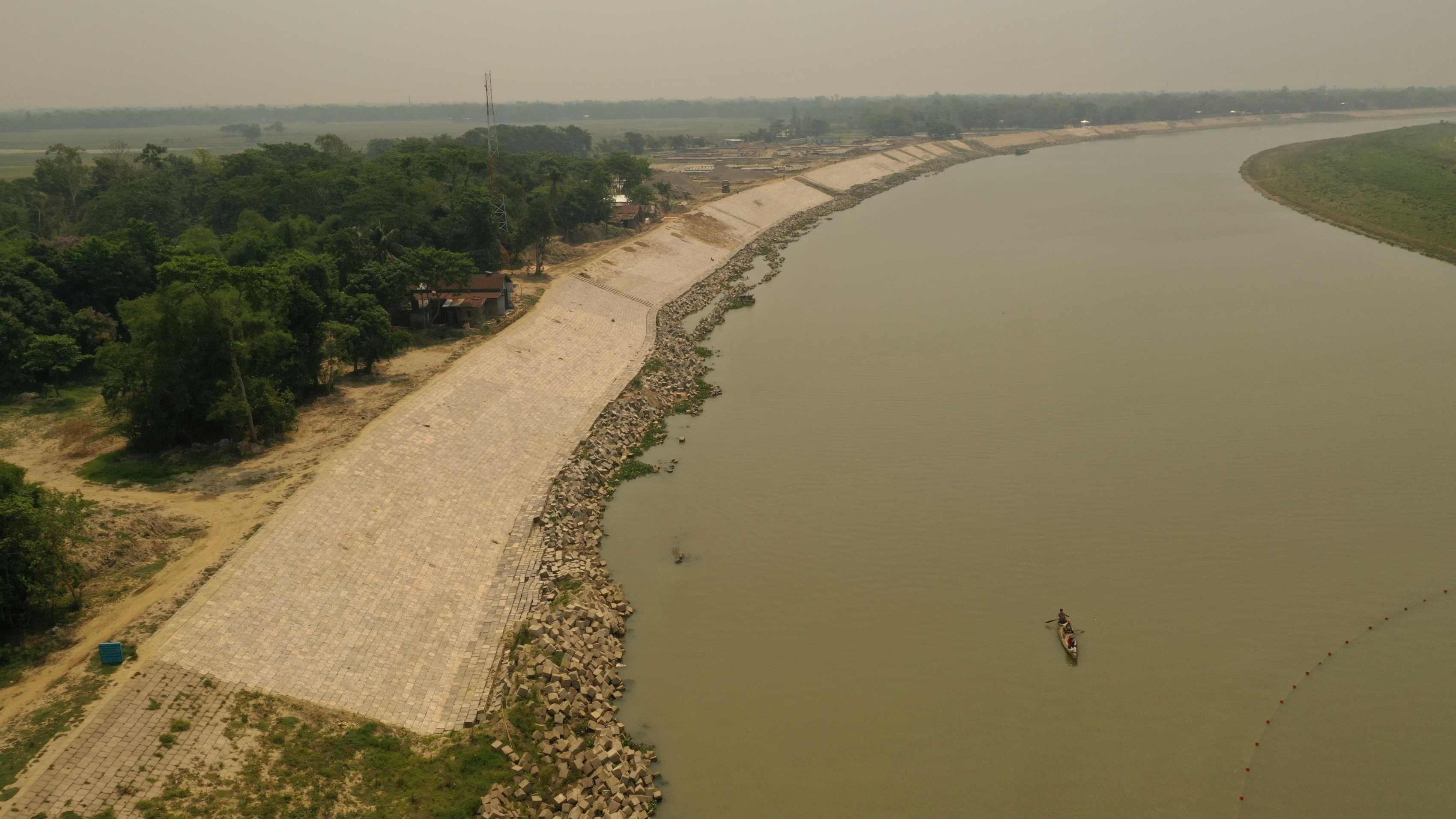 River Embankment Construction